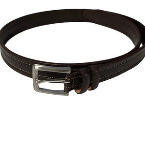 Johnson & Murphy men’s size 42 brown 1.5” wide Leather Belt